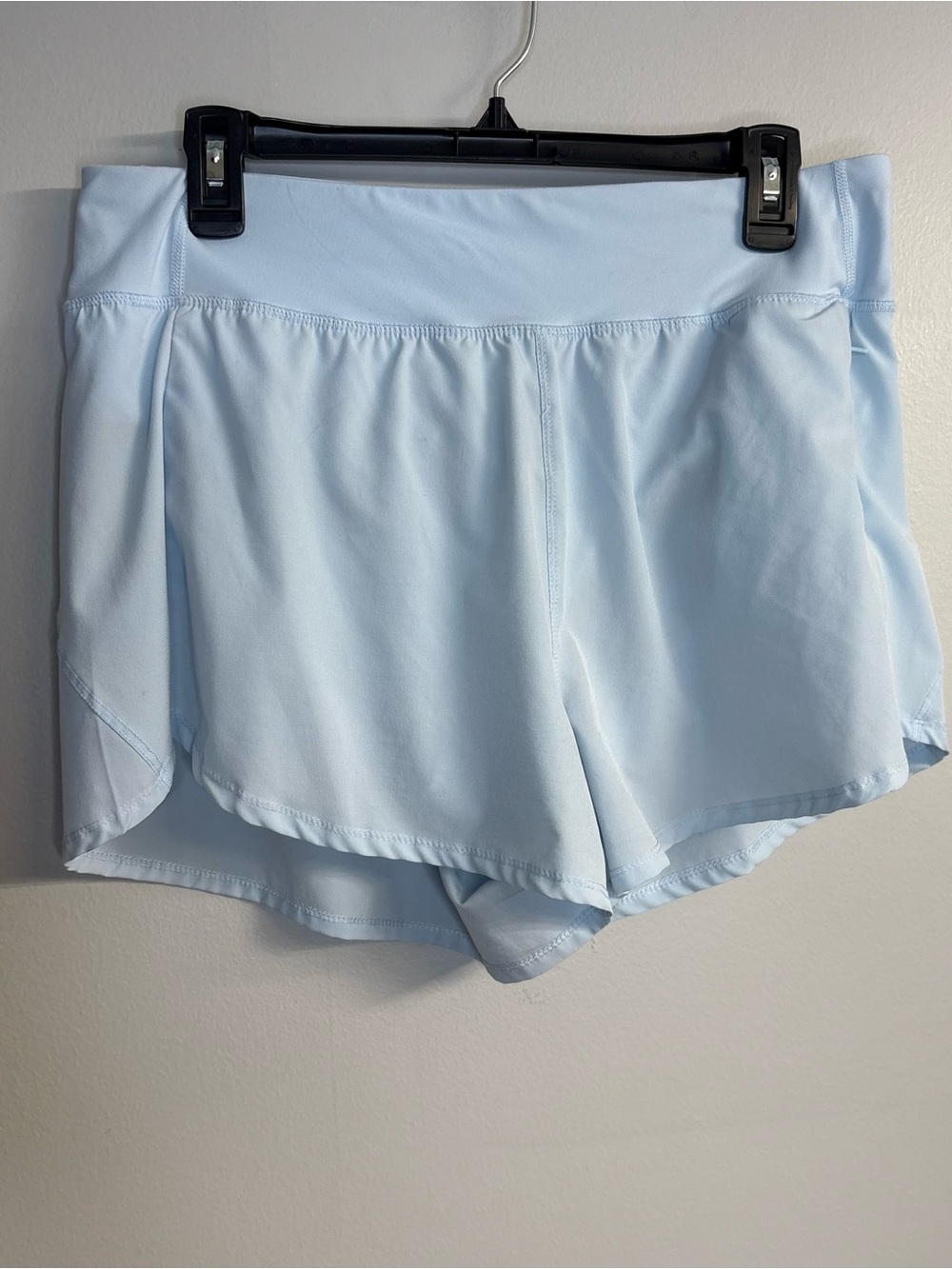 Yogalicious Pale Blue Women's Athletic Shorts